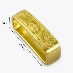 1Pc Deepeel 35/40mm Pure Copper Man Belt Buckle Ring Metal Solid Brass Waistband Loop Clasp Men Belts Leather Crafts Accessories