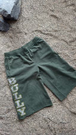 Y2K Retro Drawstring Shorts Print Reflective Distressed Bermuda Shorts American Casual Streetwear Unisex Baggy Sweatpants