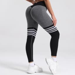 Women Gym V Back Line Leggings Butt Lifting Fitness Athletic Workout Scrunch Leggins Outdoor Yoga Pants Sports Tights S-XL