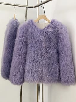 OFTBUY Natural Mongolia Sheep Fur Coat Thick Warm Short Real FurJacket Outerwear Female New Fashion Autumn Winter Clothes Women