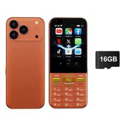 SERVO 4G Button Smartphone Android System 2 SIM 2GB RAM 16GB ROM 2200mAh Battery WiFi Hotspot FM 2.8' Touch Screen Small Mobile