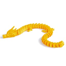 22cm Colorful 3D Printed Dragon Toy with Movable Joints And Tail - Funny Poseable Figure for Gags Christmas Pranks Novelty Gift