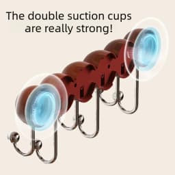 Wall Coat Rack Living Room Adsorption Type Hallstand No Need for Drilling Accessory Hat Racks Entrance Hall Furniture Coat Rack