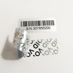 100pcs Serial Number Warranty Seal BAR-CODE Security Label Box Safety Sticker VOID Left Removal Proof Tamper Evident Cover