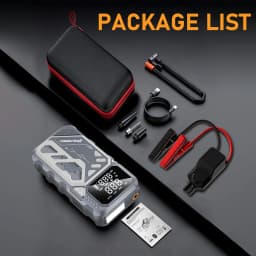 PAIVIROKU 5-in-1 Jump Starter with Air Pump 5000APeak Starter 150PSI Digital Tire Inflator Car Battery Jump Starter Power Bank