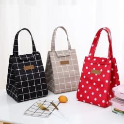 Oxford Cloth Insulated Lunch Bag Picnic Ice Pack Lunch Box Travel Bag Waterproof Camping Food Drink Cooler Bag Adult Kids