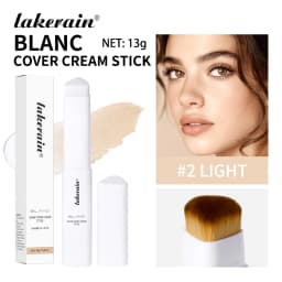 Color Changing Foundation Stick V-Shape Design Blanc Cover Cream Stick High Coverage Even Skin Tint Foundations Base Makeup