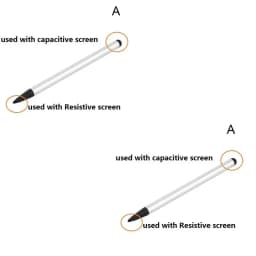 1/2/3pcs Universal Tablet Pen Phone Capacitive/Resistive Stylus Pen For IPhone Ipad Android All Touch Screens Rubber Stylus Pens