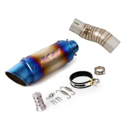51MM For CFMOTO 450SR 450NK 2022-2025 Motorcycle Exhaust Tips Mid Link Pipe Stainless Steel Muffler Slip On DB Killer