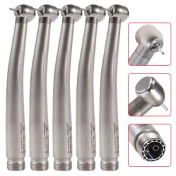 NSK Style Dental High Speed 2/4Hole  Single Spray Big Head Handpiece Push Button Tip / Cartridge Rotor