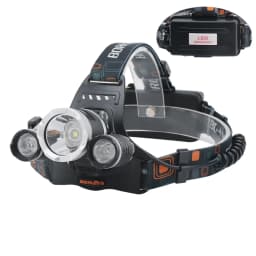 BORUiT 3000LM RJ-3000 LED Headlamp Type-C Rechargeable Headlight Waterproof Fishing Camping Head Torch Lantern