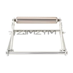 Foldable Stainless Steel Stand with One Roller Adjustable Cutting Machine Support Frame Material Support Bracket For Cutting
