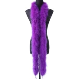 50 Grams Soft Leather Powder Turkey Feather Boa 2 Yards Natural Turkey Plumes Scarf for Party Costume Clothing Shawl Decoration