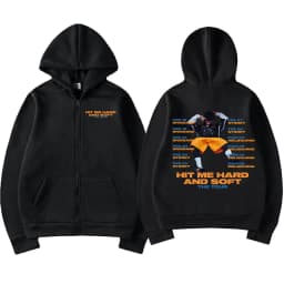 Hit Me Hard and Soft DID I BERAK YOUR HEART? Zipper Hoodies Men Women Clothing Pullovers Fashion Hip Hop Zip Up Sweatshirt Coats