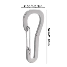 Carabiner Keychain Carabiner Locking Clips Portable Screw Locking Carabiner Clip Hook For Fishing Backpack Camping Hiking
