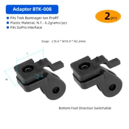 Adaptor for Trek Bontrager Ion Prort Fits GoPro Adaption Bicycle Headlight Stand Handlebar Stem Fork Helmet Saddle Mount