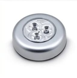 LED Wireless Night Light Battery Powered Hand Pressing Emergency Lighting Round Bedside Lamp Reading Small Night Light
