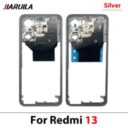 NEW Middle Frame Mid Housing Bezel Replacement parts For Xiaomi Redmi 13 13C 14C A5 Middle Frame