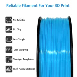 Geeetech ABS+ 3D Filament 1.75mm 1KG Plastic, 3D Printer Material, Tangle-Free, Non-Toxic, Vacuum Packaging