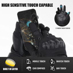 Outdoor Tactical Gloves Touch Screen Sport Motorcycle Hard Shell Cycling Hunting Shooting Hiking Camping Combat Work Anti-slip