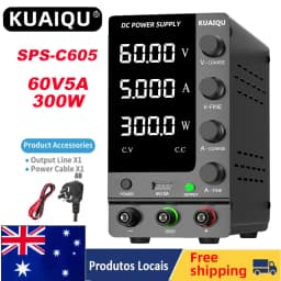 KUAIQU Adjustable Switching Power Supply 30v 10a,Laboratory Power Supply 32v 6a Voltage Regulator Current Stabilizer SPS-C3010