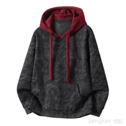 Plus Size Color Block Hoodie Men Women - Patchwork Streetwear, Loose Fit Versatile Spring Fall Casual Top 8XL 9XL 10XL