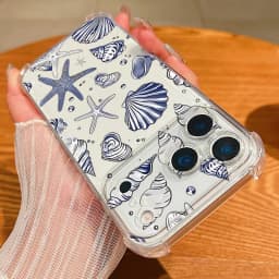 Shark Turtle Phone Case For iPhone 17e 17 Pro 16 15 Pro Max 14 13 12 Pro 11 Shockproof Soft Silicone Transparent Anti-fall Cover