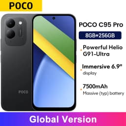 Global Version Smartphone POCO C95 pro 45W Turbo Charging 6.9" display 50MP 7500mAh Helio G91-Ultra