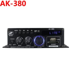 Woopker Sound Amplifier Channel 2.0 HIFI Bluetooth Amp Home Digital Audio 12V3A AK380 AK370 AK280 AK270 AK170 for Car Bass Trebl
