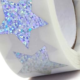50-500Pcs Laser Sticker Heart Shape Gift Seal Sticker Star Round Hologram Adhesive Label Stationery Sticker Label Gift Box Decor