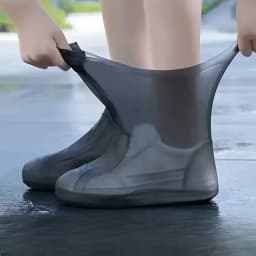 Rain Shoe Covers Waterproof Covers for Shoes Protector Cover Boots Gear Household Merchandises Home Garden