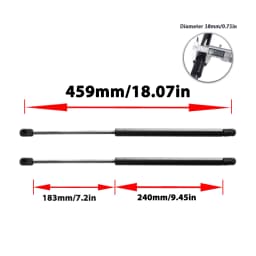 2 Pcs For Mercedes-Benz E300 E320 E420 E430 1995-2002 Front Car The Hood Lift Supports Gas Spring Shock Struts Auto Accessories
