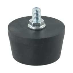 M6/M8 Thread Air Compressor Foot Pad Shockproof Non-slip Components For Air Pumps Oil-free Machines Air Compressors Accessories