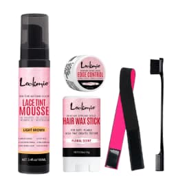 LOCKMIO Natural Lace Tint Spray Dyed Foam Mousse for Women 100ML Wigs Mesh Skin-fitting Invisible Colorant Cosplay Wig Dye Mist