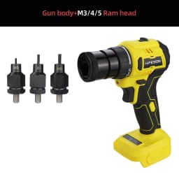 HIFESON Powerful Brushless Electric Rivet Nut Gun Nut Riveter Rivet Tool No Battery M3M4M5M6 For 18V/21V/26V Makita Battery