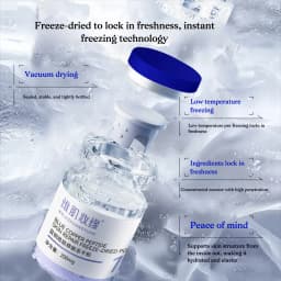 Blue Copper Peptide GHK-CU Copper Lyophilized Powder Hydration Skin Rejuvenation Improve Elasticity Repair Skin Barrier SkinCare