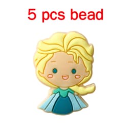 5pcs Silicone Cartoon Beads Pacifier Chain Baby DIY Care Nipple Chain Fittings