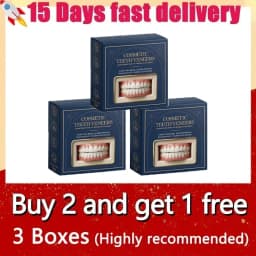 Natural Full Set Dentures Upper & Lower 2026 New Silicone False Teeth Soft Comfort Fit Oral Accessories Improve Smile Confidence