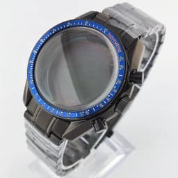 40MM Watch Case Set VK63 Movement Case Sapphire Glass Waterproof Case Luxury Men's Watch Case Fits 32.5mm Dial Case