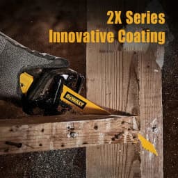 DEWALT DW4809 Reciprocating Saw Blade Durability In Set Saw Blades Thick Metal Cast Iron Alloy Wood Power Tool Accessories