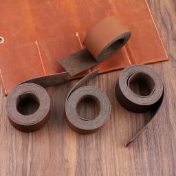 2 Meters Long DIY Crafts Leather Strap Wide Leather Craft Strips DIY Pet Collars Traction Ropes Belts Keychains Watch Straps