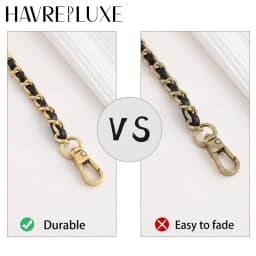 Bag Extension Strap For Women Bag Adjustable Leather Chain Shoulder Strap Modification Small Golden Ball Chain Accessories