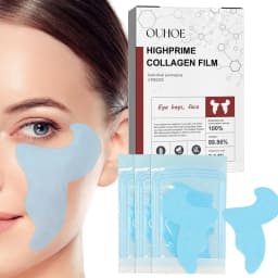 3pcs Face Brightening Patches Anti Aging Face Mask Collagen Soluble Film Eye Patches Korea Collagen Soluble Patches cheek patche