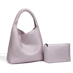 Chic Large Capacity Weave Tote Bag Soft Leather Intrecciato Handbag Shoulder Bags for Women's Fashion Work Travel Daily Outings