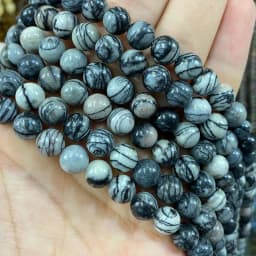 Natural Stone Amethyst Green Jade Agate Rose Quartz Apatite Turquoise Round Bead for Jewelry Make Diy Women Bracelet Accessories