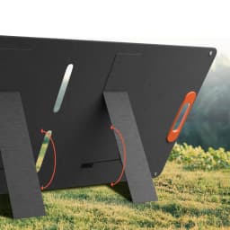 RVPOZWER 100W Rigid Monocrystalline Solar Panel Integrated Design IP68 Waterproof 25.5% High Efficiency Portable Solar Charging Panel for Power Station RV Outdoor Camping Home Off Grid Power