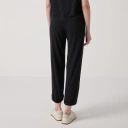 BC1101 Luxury Women's Silk Blend Merino Wool Pants High Quality Long Trousers 30% Silk 70% Wool Wear