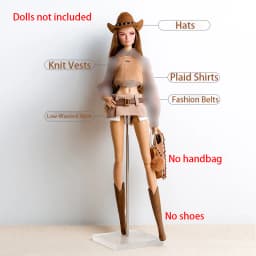 30cm FR Supermodel Clothes Accessories Winter Retro Jacket/Luxury Fur Fashion Classic Trench Coat Set For 1/6 Babi Doll Xianxian