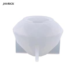 Cabinet Drawer Knobs Mold Diamond Dresser Crystal Pull Knobs Epoxy Resin Mold for Dresser Drawer Kitchen Bathrom Cabinet