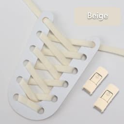 1 Pair No Tie Shoe Laces Press Lock Shoelaces Without Ties Elastic Laces Without Ties Sneaker Kids Adult Flat Shoelace for Shoes